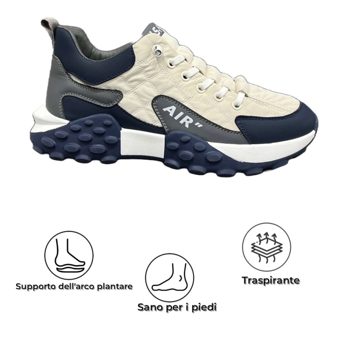 【⏰Sconto del 50% oggi - da non perdere】 Scarpe ortopediche dal design ergonomico - pelle di alta qualità + cuciture a mano 👞