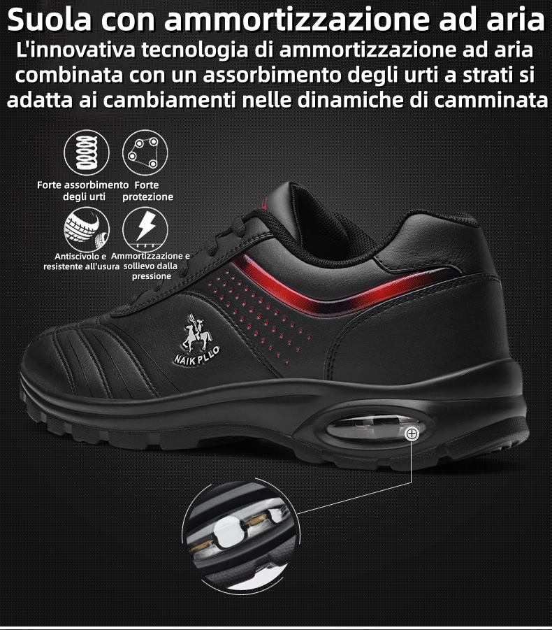 [⏰Oggi 50% di sconto - Non lasciartelo sfuggire] Scarpe ortopediche dal design ergonomico - Pelle di prima qualità + Cucite a mano 👞