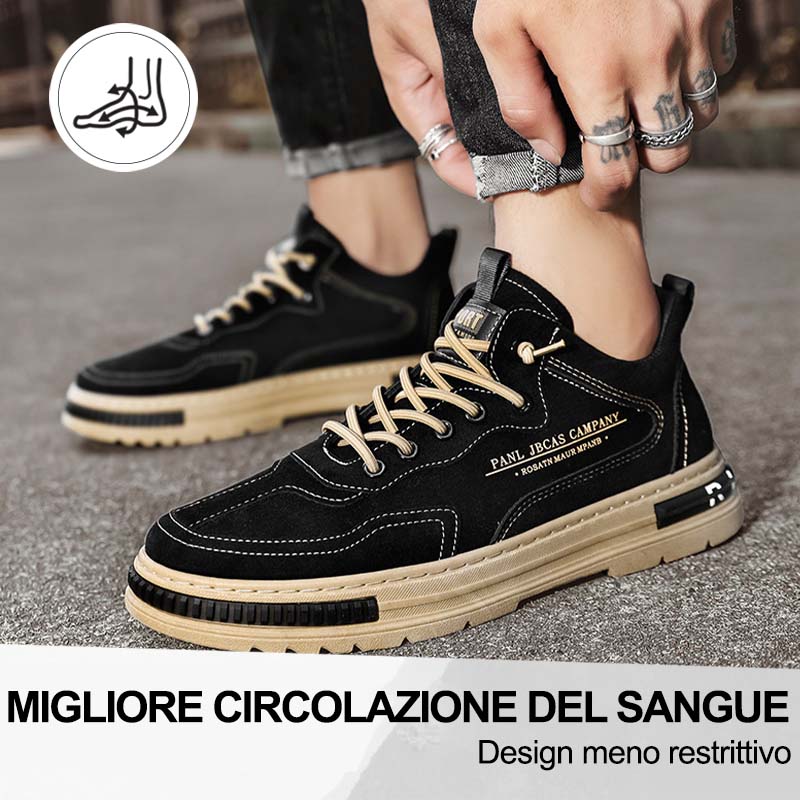 (🔥50% di sconto oggi - prendilo!) Scarpe ortopediche premium ed eleganti 👞 - Design ergonomico per alleviare il dolore