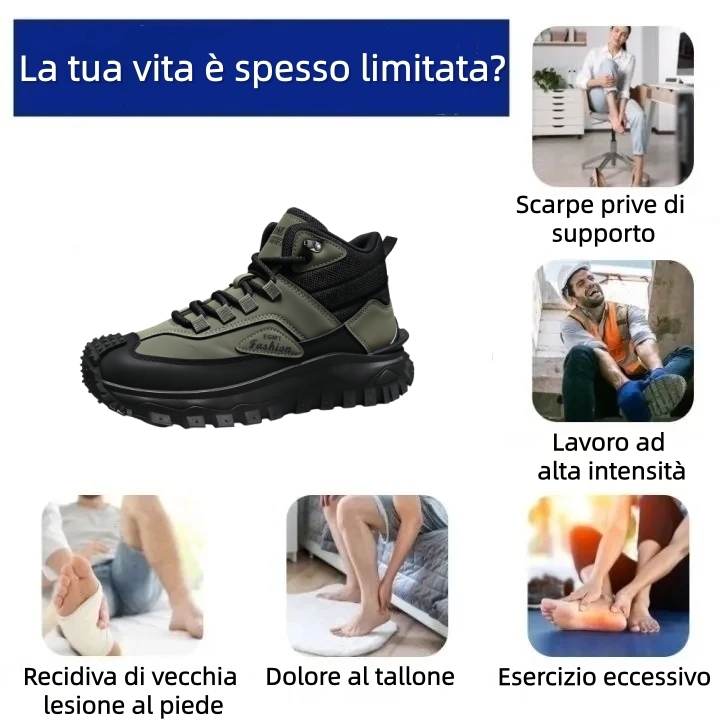 🔥Sconto del 50% oggi - scade presto⏰: Scarpe ortopediche ergonomiche e sicure, realizzate a mano per alleviare il dolore alla schiena, alle articolazioni e alle gambe (2025)
