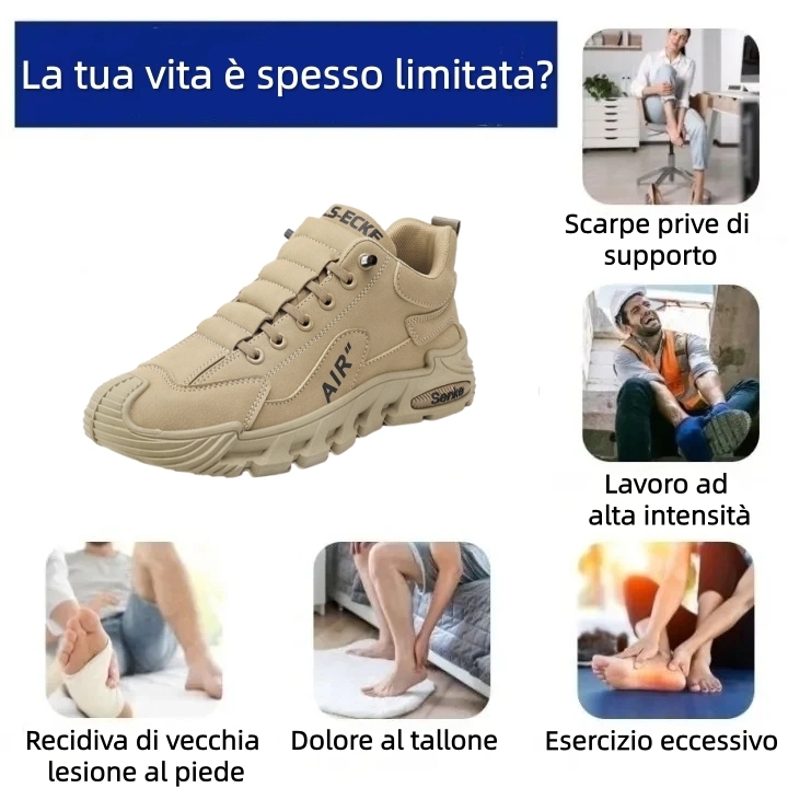 ⏰ Solo oggi: 50% di sconto – Non lasciartelo sfuggire! Scarpe ortopediche da uomo migliorate, impermeabili e antiscivolo 👞 Cucite a mano. ✅ - Alleviano efficacemente il dolore ai piedi.