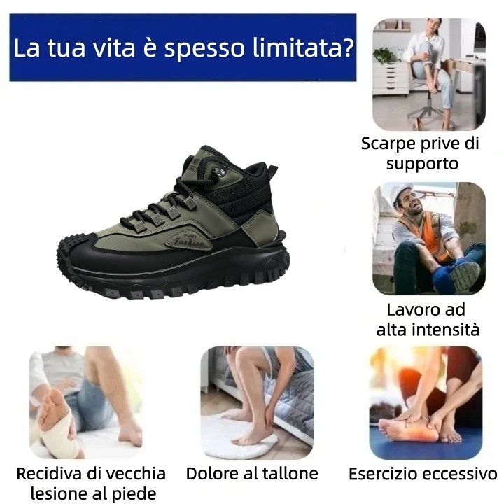 🔥Sconto del 50% oggi - scade presto⏰: Scarpe ortopediche ergonomiche e sicure, realizzate a mano per alleviare il dolore alla schiena, alle articolazioni e alle gambe (2025)