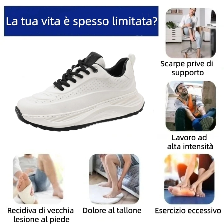【⏰Ultimo giorno, 70% di sconto! Non perdete l'occasione!】Scarpe ortopediche ergonomiche con assorbimento degli urti, ✅️scarpe ortopediche salutari progettate specificamente per gli uomini europei.