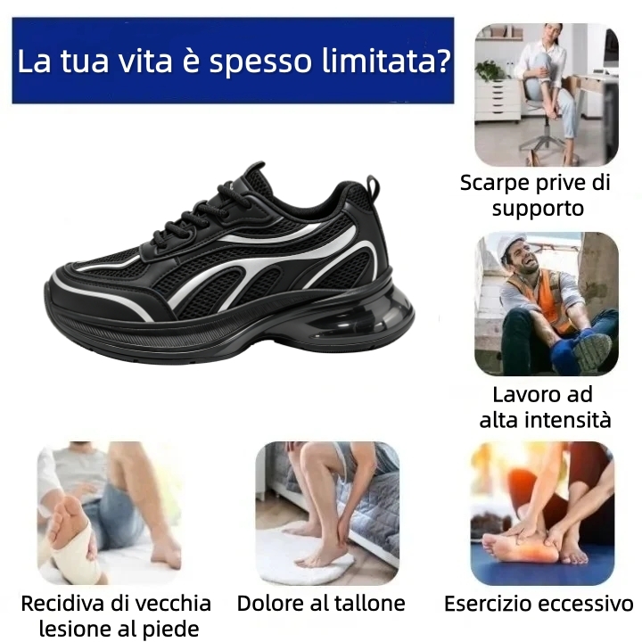 【⏰Ultimo giorno, 70% di sconto! Non perdete l'occasione!】Scarpe ortopediche ergonomiche con assorbimento degli urti, ✅️scarpe ortopediche salutari progettate specificamente per gli uomini europei.