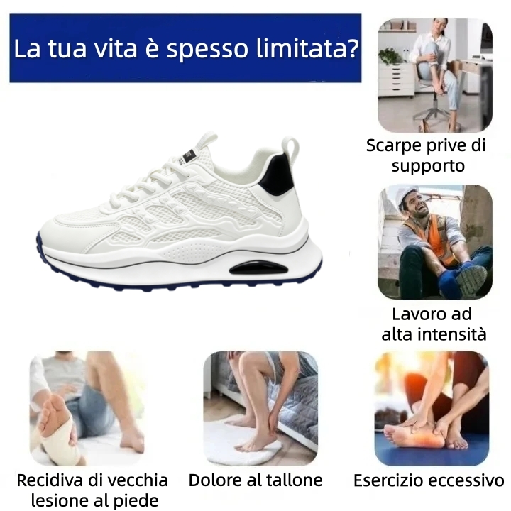 【⏰Ultimo giorno, 70% di sconto! Non perdete l'occasione!】Scarpe ortopediche ergonomiche con assorbimento degli urti, ✅️scarpe ortopediche salutari progettate specificamente per gli uomini europei.