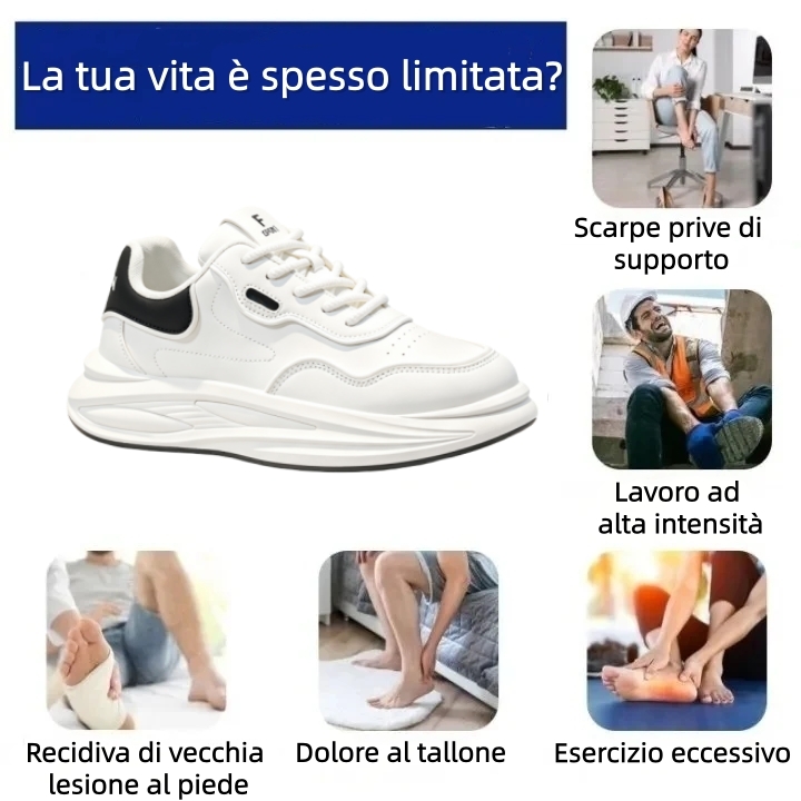 【⏰Ultimo giorno, 70% di sconto! Non perdete l'occasione!】Scarpe ortopediche ergonomiche con assorbimento degli urti, ✅️scarpe ortopediche salutari progettate specificamente per gli uomini europei.