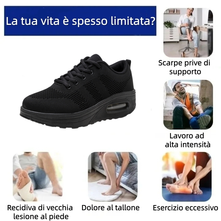 【⏰Ultimo giorno, 70% di sconto! Non perdete l'occasione!】Scarpe ortopediche ergonomiche con assorbimento degli urti, ✅️scarpe ortopediche salutari progettate specificamente per le donne europee.