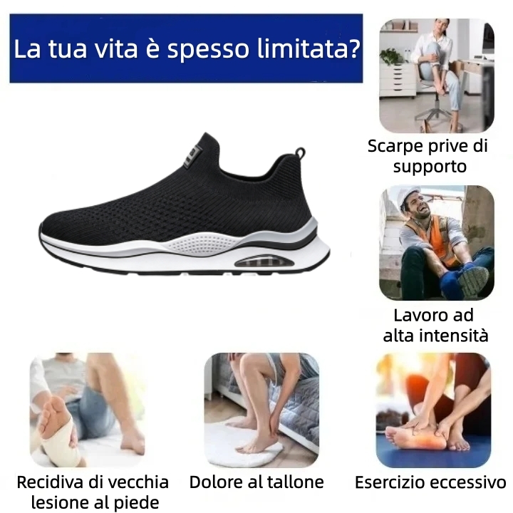 【⏰Ultimo giorno, 70% di sconto! Non perdete l'occasione!】Scarpe ortopediche ergonomiche con assorbimento degli urti, ✅️scarpe ortopediche salutari progettate specificamente per gli uomini europei.