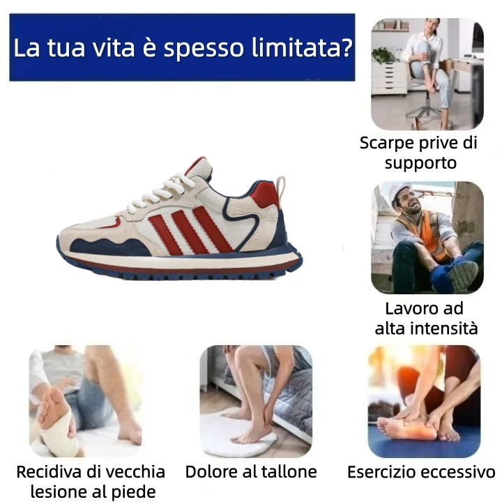【⏰Sconto del 50% oggi - da non perdere】 Scarpe ortopediche dal design ergonomico - pelle di alta qualità + cuciture a mano 👞