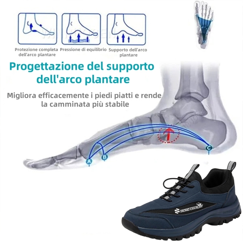 [⏰Oggi 70% di sconto - Non lasciartelo sfuggire] Scarpe ortopediche dal design ergonomico - Pelle di prima qualità + Cucite a mano 👞