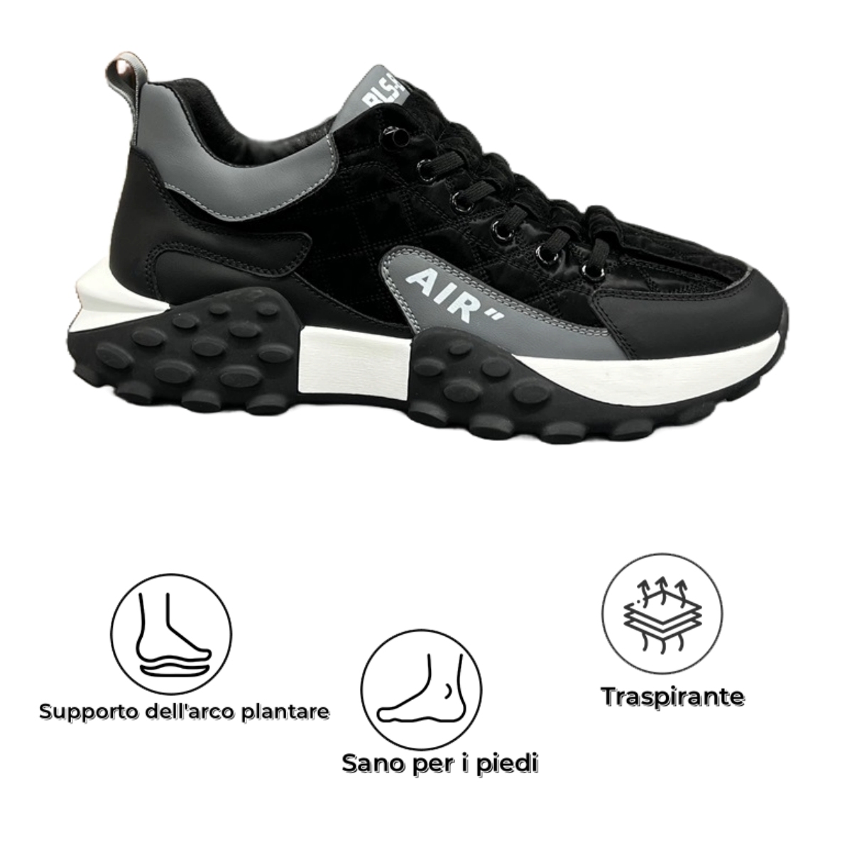 【⏰Sconto del 50% oggi - da non perdere】 Scarpe ortopediche dal design ergonomico - pelle di alta qualità + cuciture a mano 👞