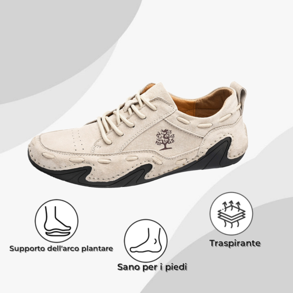 🔥 Sconto del 50% per un periodo limitato: non perdere questa occasione ⏰ Scarpe ortopediche da uomo alla moda 👞 - Elimina il dolore alle gambe e alla schiena - Design ergonomico