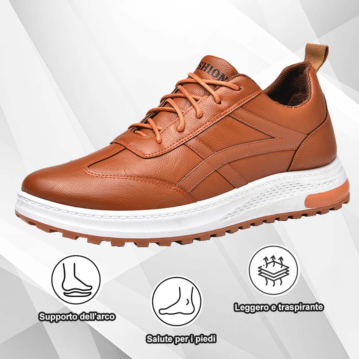 (🔥50% di sconto oggi - prendilo!) Scarpe ortopediche premium ed eleganti 👞 - Design ergonomico per alleviare il dolore