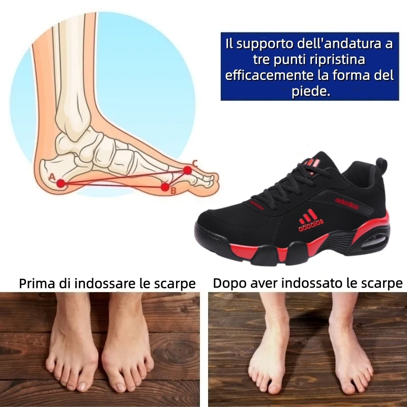 【⏰Ultimo giorno per il 50% di sconto - Non lasciartelo sfuggire!】Scarpe ortopediche ergonomiche - vera pelle cucita a mano👞