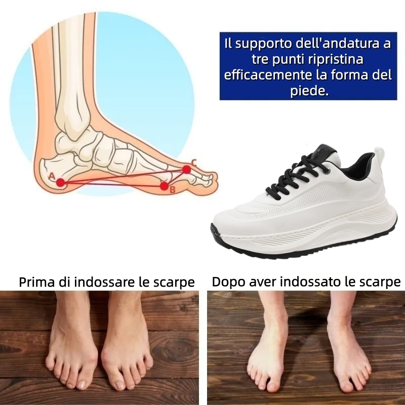 【⏰Ultimo giorno, 70% di sconto! Non perdete l'occasione!】Scarpe ortopediche ergonomiche con assorbimento degli urti, ✅️scarpe ortopediche salutari progettate specificamente per gli uomini europei.