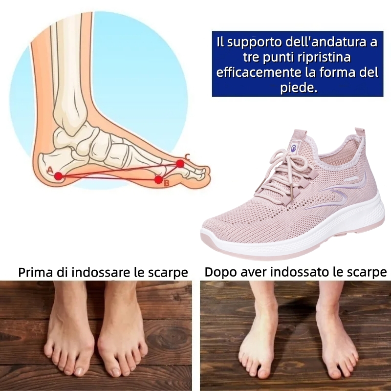 【🎁Ultimo giorno per il 70% di sconto! Non perdete l'occasione!】Scarpe ortopediche con ammortizzazione ergonomica per un'esperienza di camminata più confortevole👞