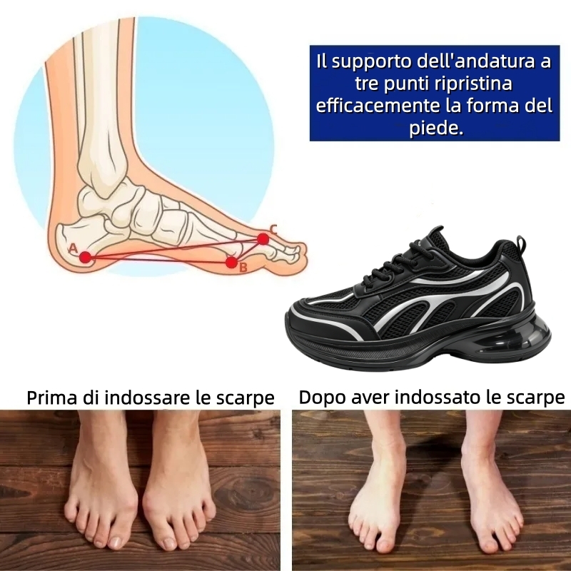 【⏰Ultimo giorno, 70% di sconto! Non perdete l'occasione!】Scarpe ortopediche ergonomiche con assorbimento degli urti, ✅️scarpe ortopediche salutari progettate specificamente per gli uomini europei.