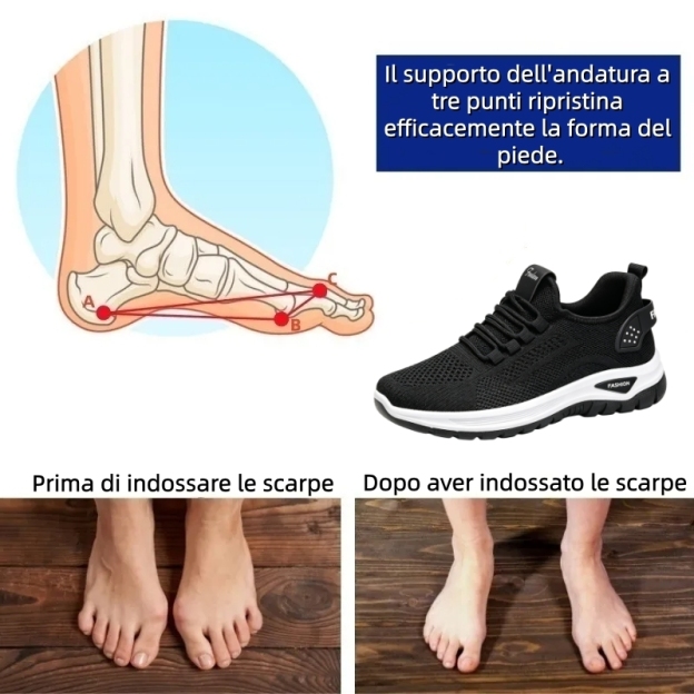 【⏰Ultimo giorno, 70% di sconto! Non perdete l'occasione!】Scarpe ortopediche ergonomiche con assorbimento degli urti, ✅️scarpe ortopediche salutari progettate specificamente per le donne europee.