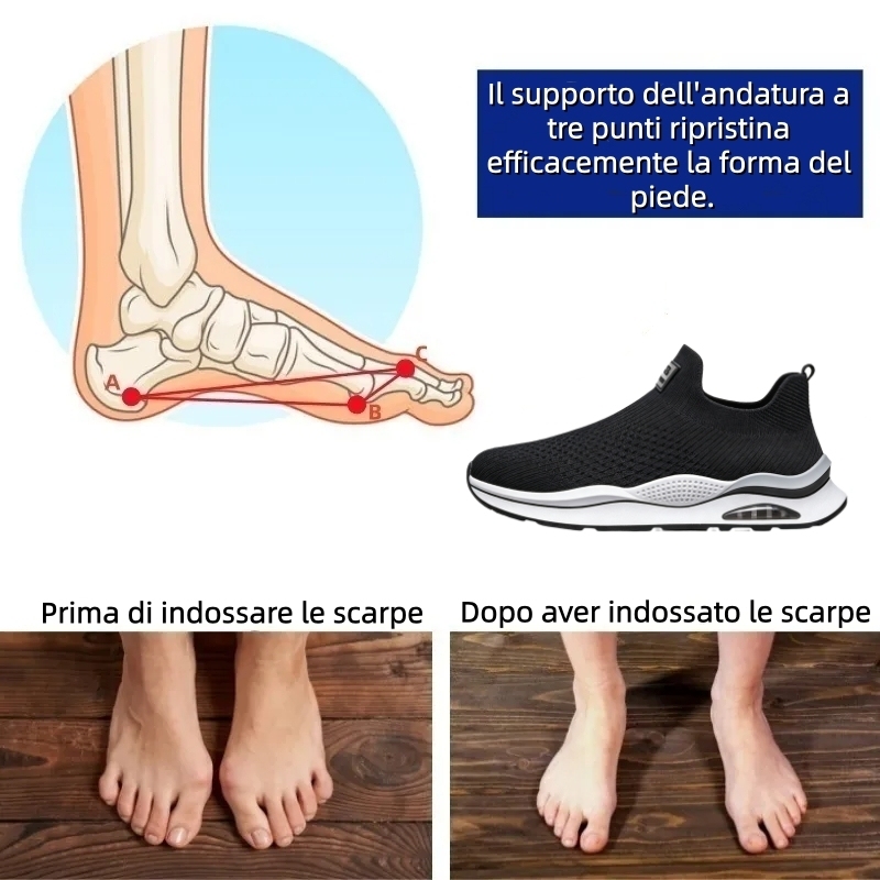 【⏰Ultimo giorno, 70% di sconto! Non perdete l'occasione!】Scarpe ortopediche ergonomiche con assorbimento degli urti, ✅️scarpe ortopediche salutari progettate specificamente per gli uomini europei.