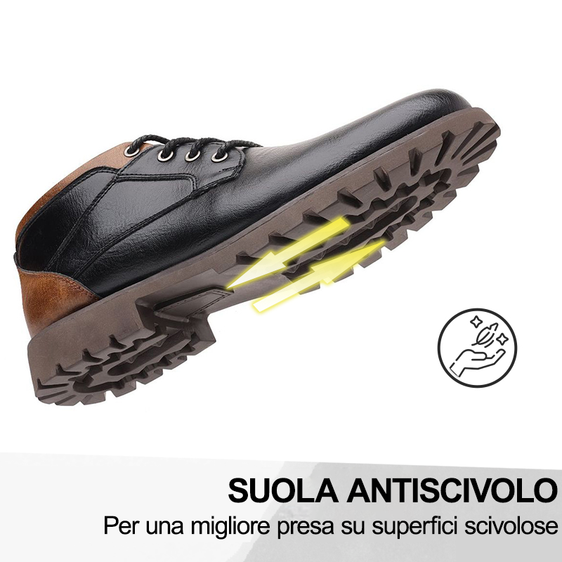 (🔥50% di sconto oggi - prendilo!) Scarpe ortopediche premium ed eleganti 👞 - Design ergonomico per alleviare il dolore