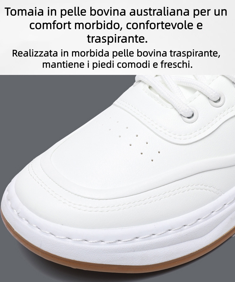 ⏰ Solo oggi: 70% di sconto – Non lasciartelo sfuggire! 🐂 Scarpe ortopediche da uomo di nuova generazione, realizzate in vera pelle australiana. 👞 Cucite a mano. Antiscivolo e impermeabili ✅ Alleviano efficacemente il dolore ai piedi.