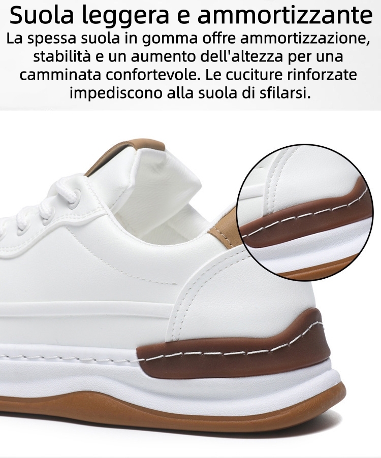 ⏰ Solo oggi: 70% di sconto – Non lasciartelo sfuggire! 🐂 Scarpe ortopediche da uomo di nuova generazione, realizzate in vera pelle australiana. 👞 Cucite a mano. Antiscivolo e impermeabili ✅ Alleviano efficacemente il dolore ai piedi.