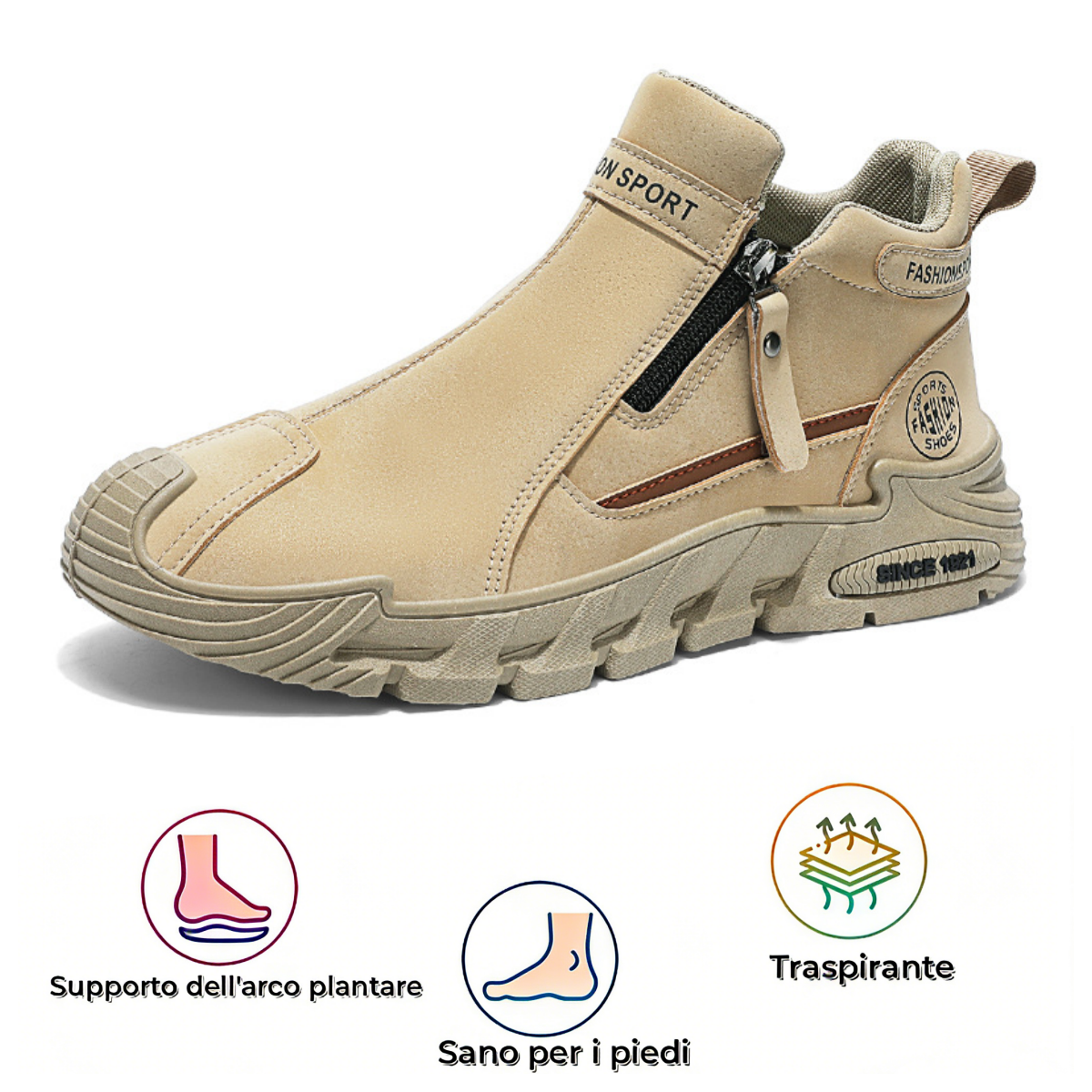 ⏰Offerta a tempo limitato oggi: 70% di sconto - non lasciartela sfuggire! Scarpe ortopediche di alta qualità, dal design ergonomico, impermeabili e antiscivolo, realizzate a mano in pelle pregiata. 👞