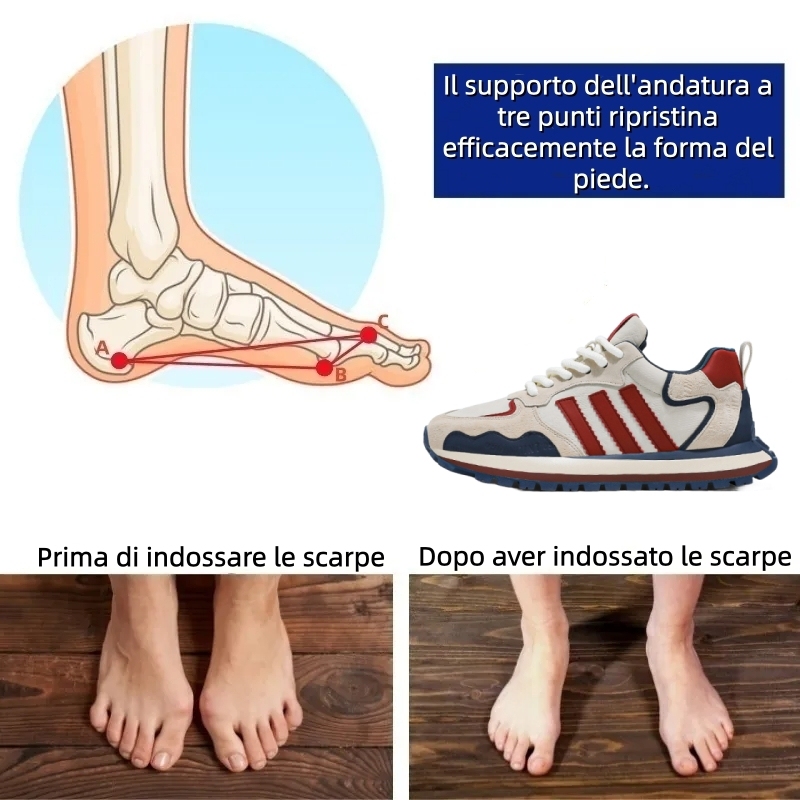【⏰Sconto del 50% oggi - da non perdere】 Scarpe ortopediche dal design ergonomico - pelle di alta qualità + cuciture a mano 👞
