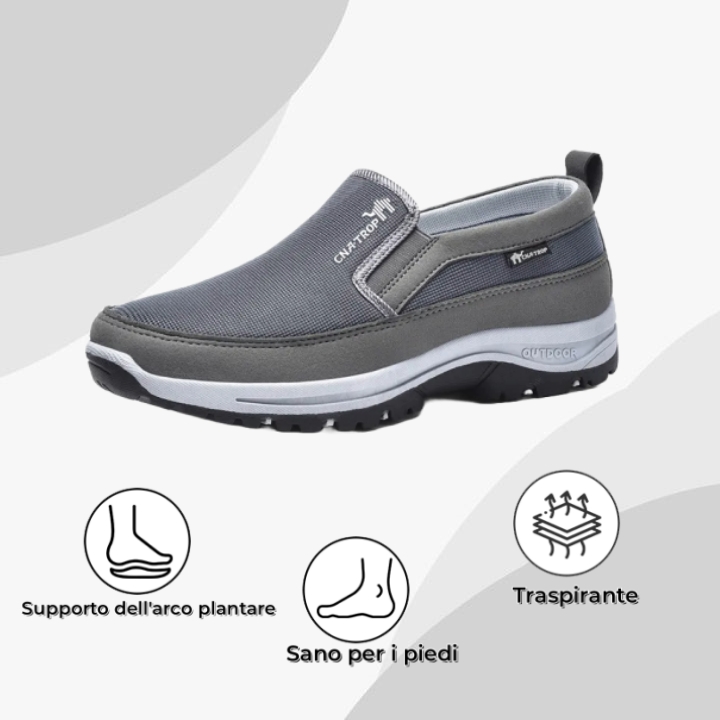 🔥 (Ultimo giorno) Sconto del 50% per un periodo limitato: non perdere questa occasione ⏰ Scarpe ortopediche da uomo traspiranti 👞 - Elimina dolori alle gambe e alla schiena - Design ergonomico