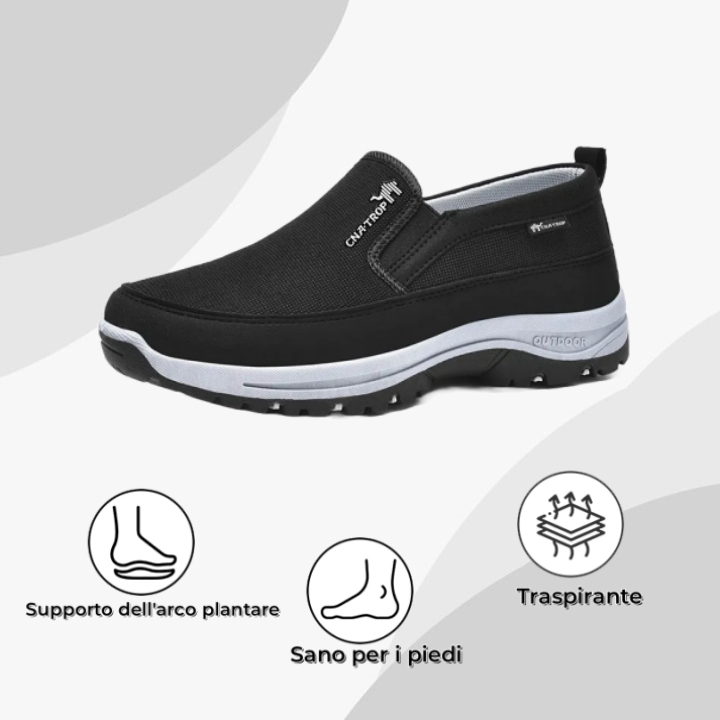🔥 (Ultimo giorno) Sconto del 50% per un periodo limitato: non perdere questa occasione ⏰ Scarpe ortopediche da uomo traspiranti 👞 - Elimina dolori alle gambe e alla schiena - Design ergonomico