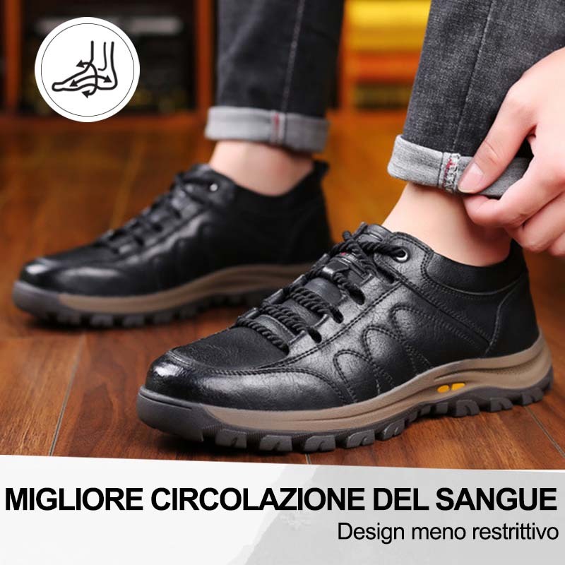 (🔥50% di sconto oggi - prendilo!) Scarpe ortopediche premium ed eleganti 👞 - Design ergonomico per alleviare il dolore