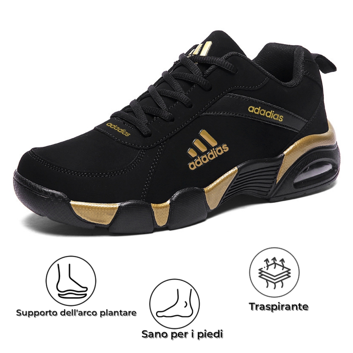 【⏰Ultimo giorno per il 50% di sconto - Non lasciartelo sfuggire!】Scarpe ortopediche ergonomiche - vera pelle cucita a mano👞