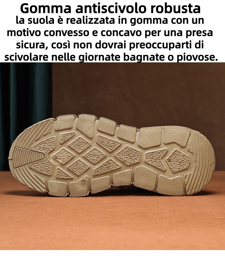 [⏰Oggi 50% di sconto - Non lasciartelo sfuggire] Scarpe ortopediche dal design ergonomico - Pelle di prima qualità + Cucite a mano 👞