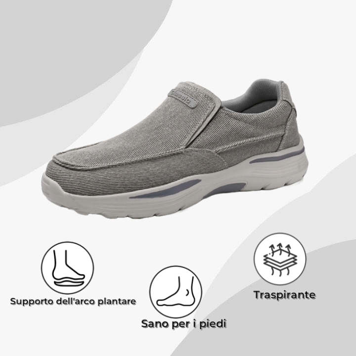 🔥 (Ultimo giorno) Sconto del 50% per un periodo limitato: non perdere questa occasione ⏰ Scarpe ortopediche da uomo traspiranti 👞 - Elimina dolori alle gambe e alla schiena - Design ergonomico