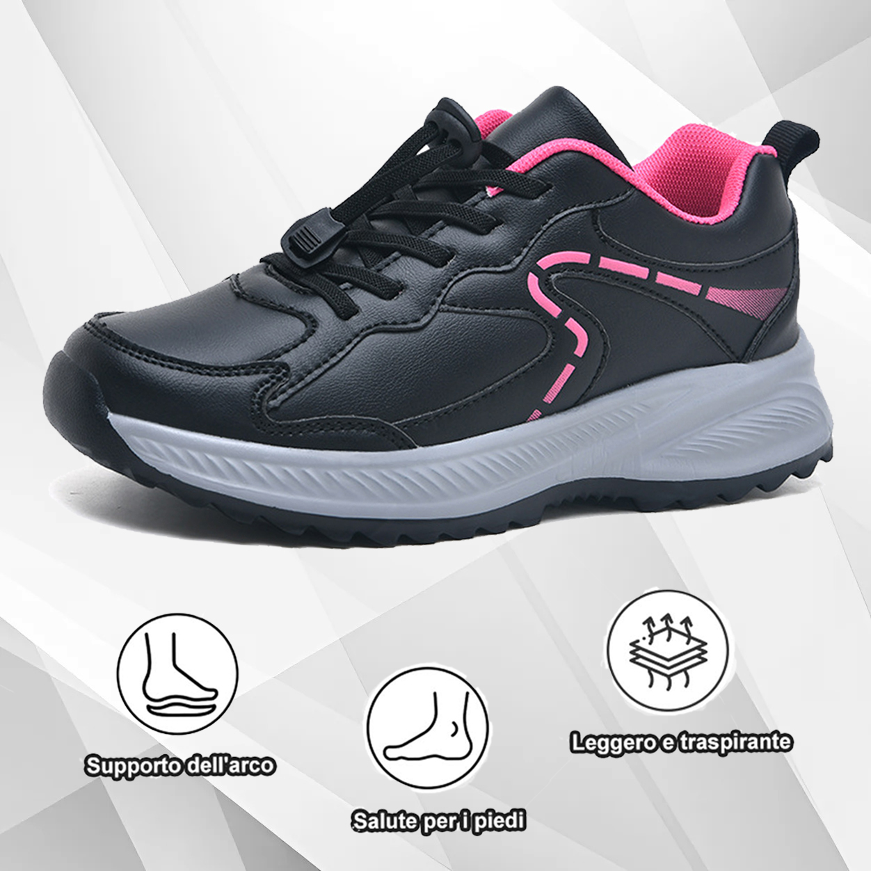 (🔥50% di sconto oggi - prendilo!) Scarpe ortopediche premium ed eleganti 👞 - Design ergonomico per alleviare il dolore