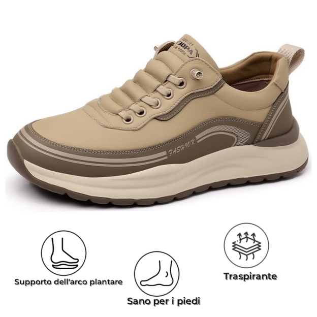 ⏰Ultimo giorno di offerta speciale: 70% di sconto oggi - non perdete l'occasione! Scarpe ortopediche ergonomiche, impermeabili e antiscivolo, realizzate a mano in pelle scamosciata naturale. 👞