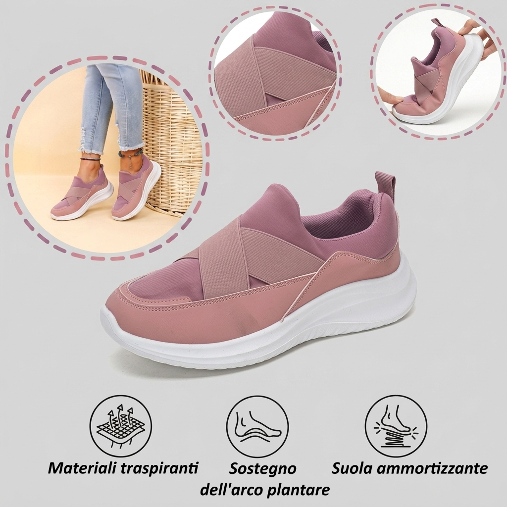 【⏰Ultimo giorno, 70% di sconto! Non perdete l'occasione!】Scarpe ortopediche ergonomiche con assorbimento degli urti, ✅️scarpe ortopediche salutari progettate specificamente per le donne europee.