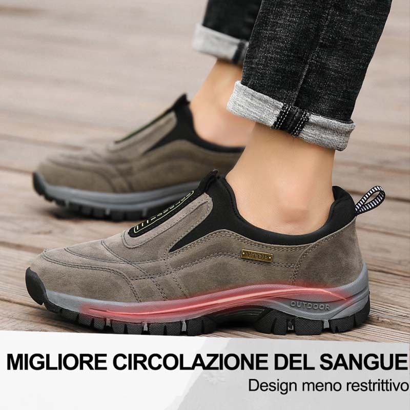 (🔥50% di sconto oggi - prendilo!) Scarpe ortopediche premium ed eleganti 👞 - Design ergonomico per alleviare il dolore