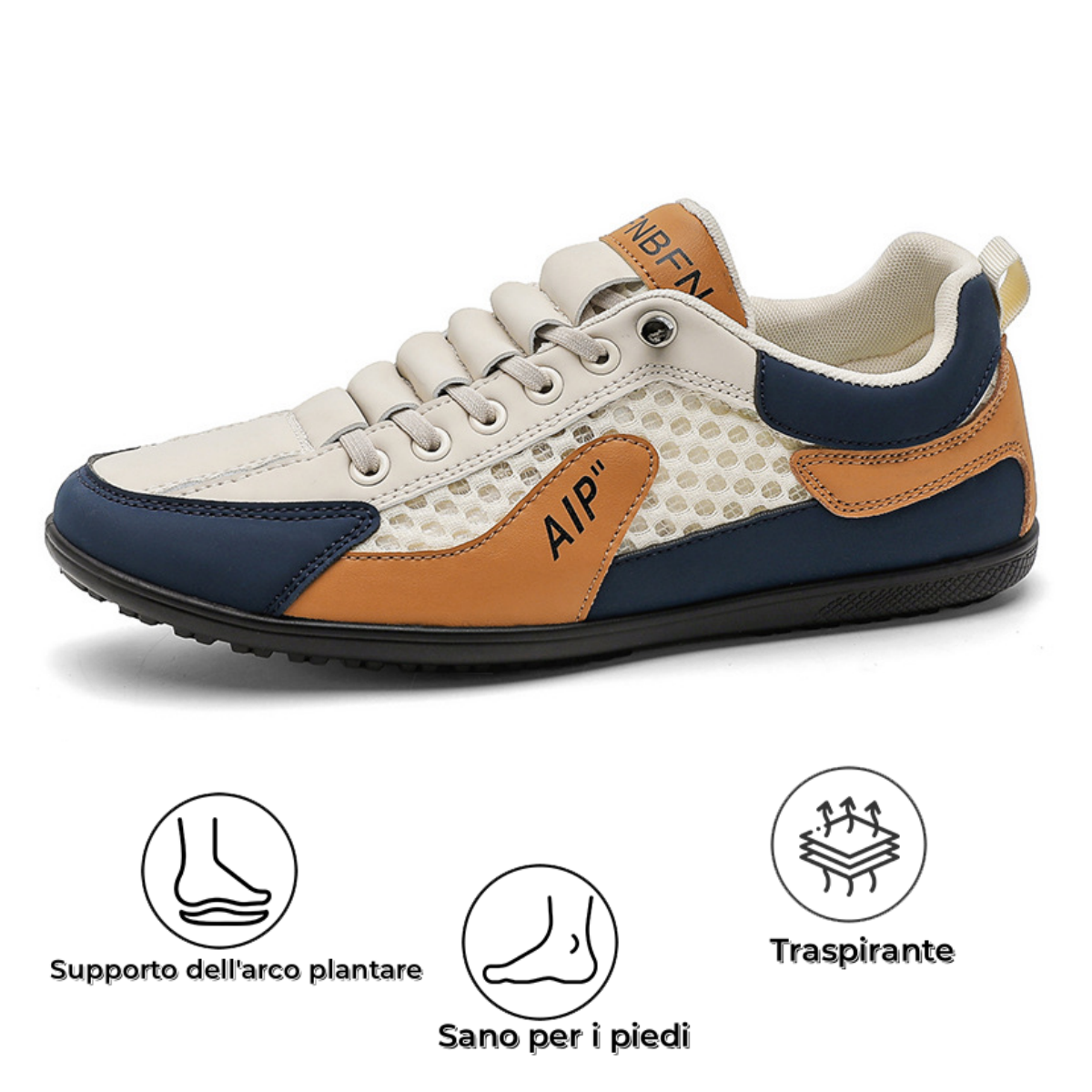 【⏰Sconto del 50% oggi - da non perdere】 Scarpe ortopediche dal design ergonomico - pelle di alta qualità + cuciture a mano 👞