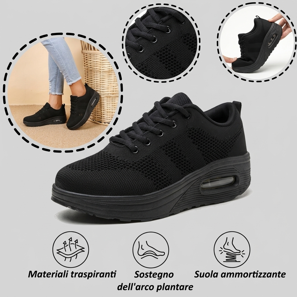 【⏰Ultimo giorno, 70% di sconto! Non perdete l'occasione!】Scarpe ortopediche ergonomiche con assorbimento degli urti, ✅️scarpe ortopediche salutari progettate specificamente per le donne europee.