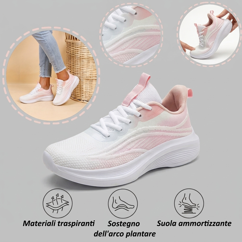 【⏰Ultimo giorno, 70% di sconto! Non perdete l'occasione!】Scarpe ortopediche ergonomiche con assorbimento degli urti, ✅️scarpe ortopediche salutari progettate specificamente per le donne europee.