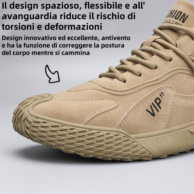 【⏰Sconto del 50% oggi - da non perdere】 Scarpe ortopediche dal design ergonomico - pelle di alta qualità + cuciture a mano 👞