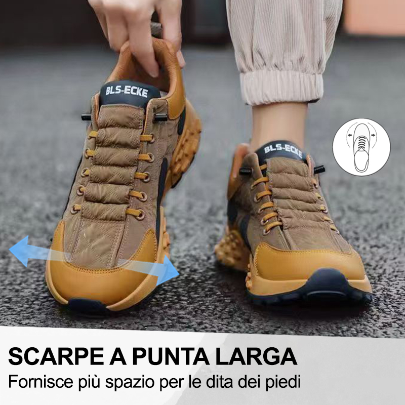 (🔥50% di sconto oggi - prendilo!) Scarpe ortopediche premium ed eleganti 👞 - Design ergonomico per alleviare il dolore