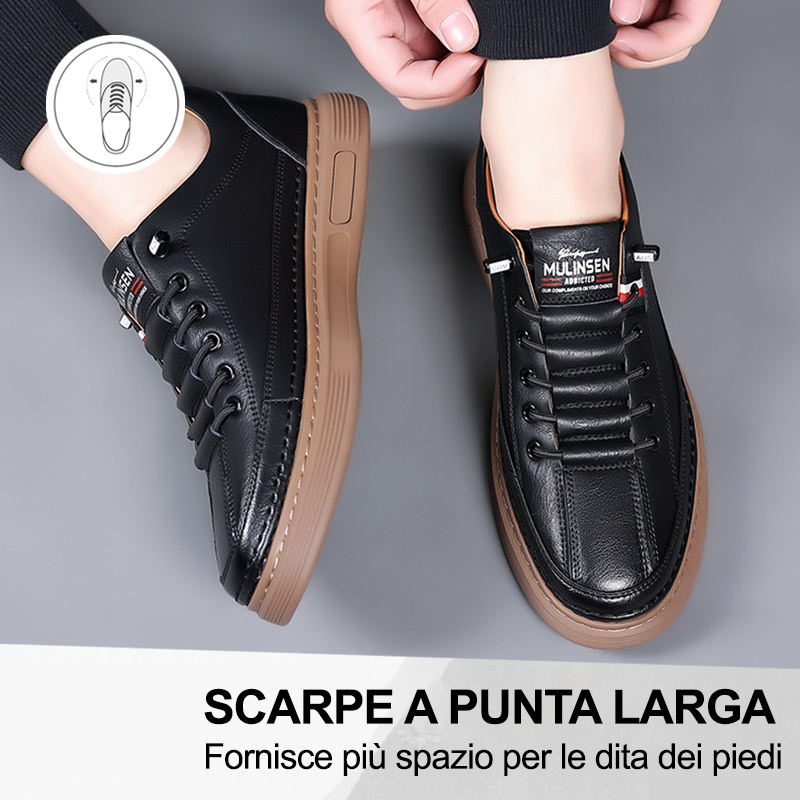 (🔥50% di sconto oggi - prendilo!) Scarpe ortopediche premium ed eleganti 👞 - Design ergonomico per alleviare il dolore