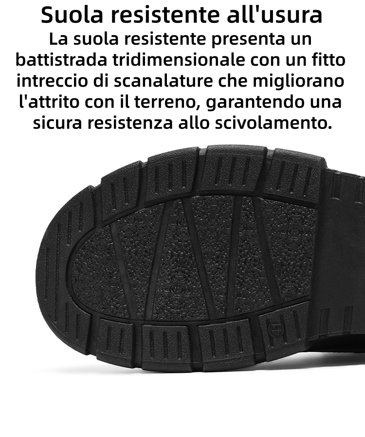 ⏰Sconto del 50% oggi, non lasciartelo sfuggire! 🐂Scarpe invernali ortopediche da uomo, realizzate in vera pelle scamosciata e lana di alta qualità👞cucite a mano✅ - alleviano efficacemente il dolore ai piedi.