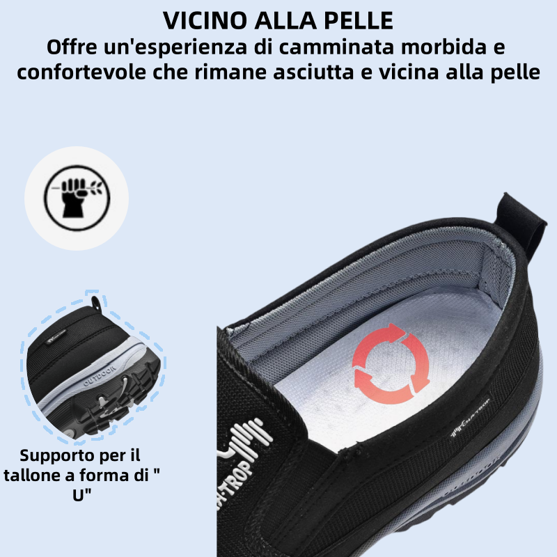 🔥 (Ultimo giorno) Sconto del 50% per un periodo limitato: non perdere questa occasione ⏰ Scarpe ortopediche da uomo traspiranti 👞 - Elimina dolori alle gambe e alla schiena - Design ergonomico