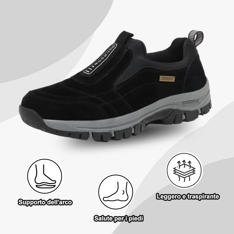 (🔥50% di sconto oggi - prendilo!) Scarpe ortopediche premium ed eleganti 👞 - Design ergonomico per alleviare il dolore