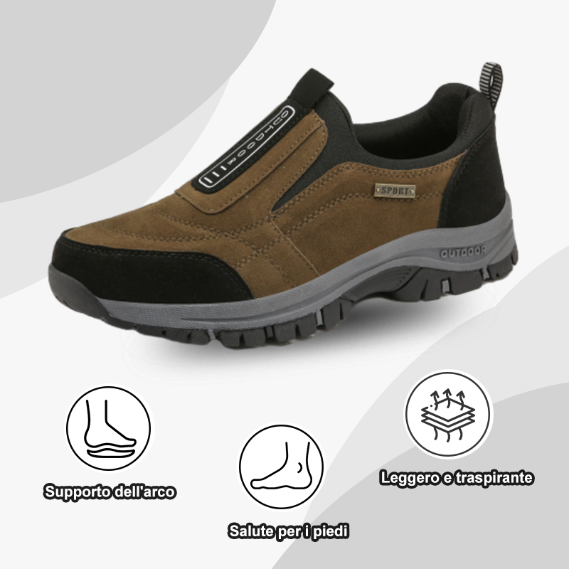 (🔥50% di sconto oggi - prendilo!) Scarpe ortopediche premium ed eleganti 👞 - Design ergonomico per alleviare il dolore