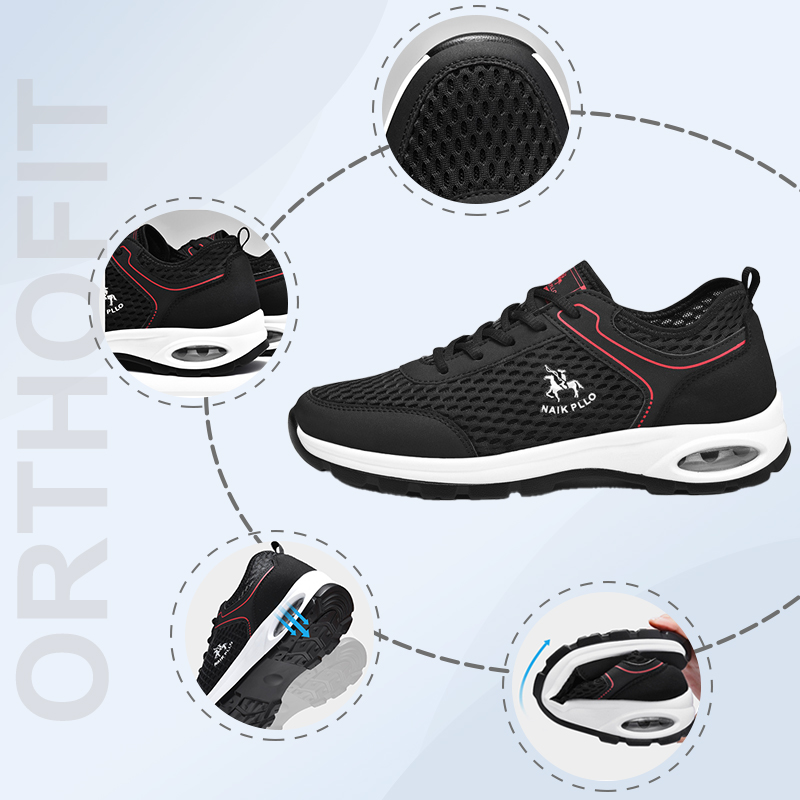 🔥 (Ultimo giorno) Sconto del 50% per un periodo limitato: non perdere questa occasione ⏰ Scarpe ortopediche da uomo traspiranti 👞 - Elimina dolori alle gambe e alla schiena - Design ergonomico