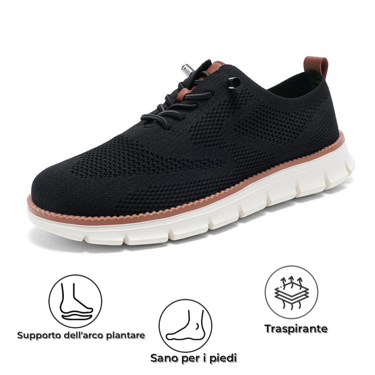 ⏰Sconto del 50% oggi, non lasciartelo sfuggire! Scarpe ortopediche ergonomiche, eleganti scarpe britanniche traspiranti + cucite a mano